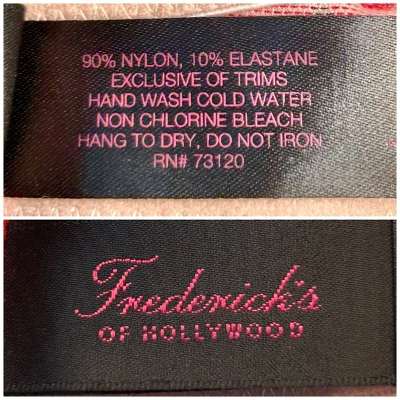 NWT Frederick’s of Hollywood Red Extreme Tuxedo Push-Up Bra Size 32D 36D 38B 38C - Picture 13 of 15